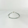 Bracelet Agate Mousse - Perles facettées