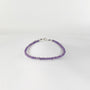Bracelet Améthyste - Perles facettées