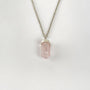 Pendentif Quartz Rose