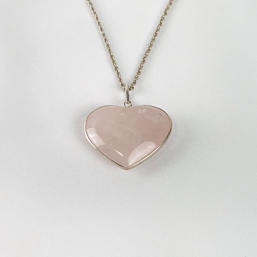 Pendentif Quartz Rose