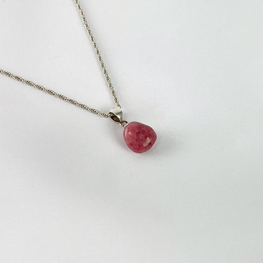 Pendentif Rhodonite