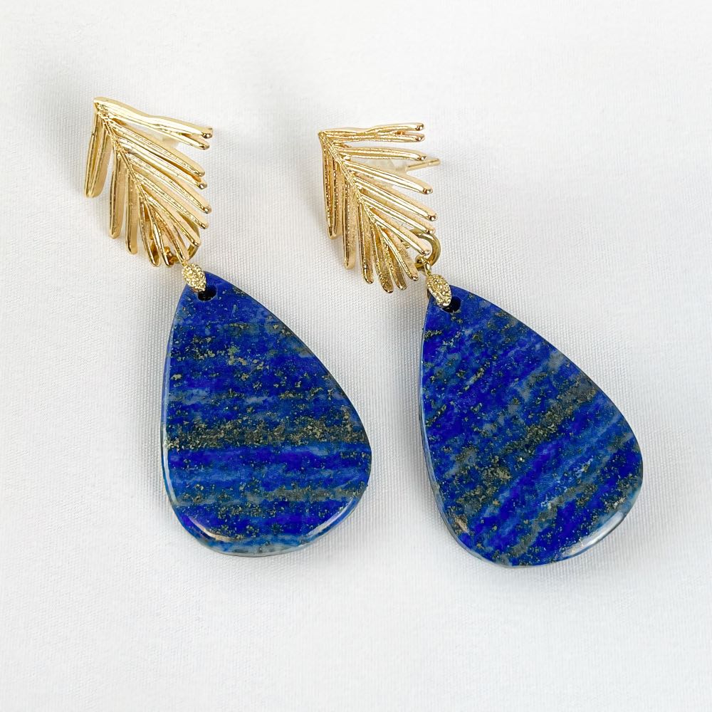 Boucle d'oreille Lapis Lazuli