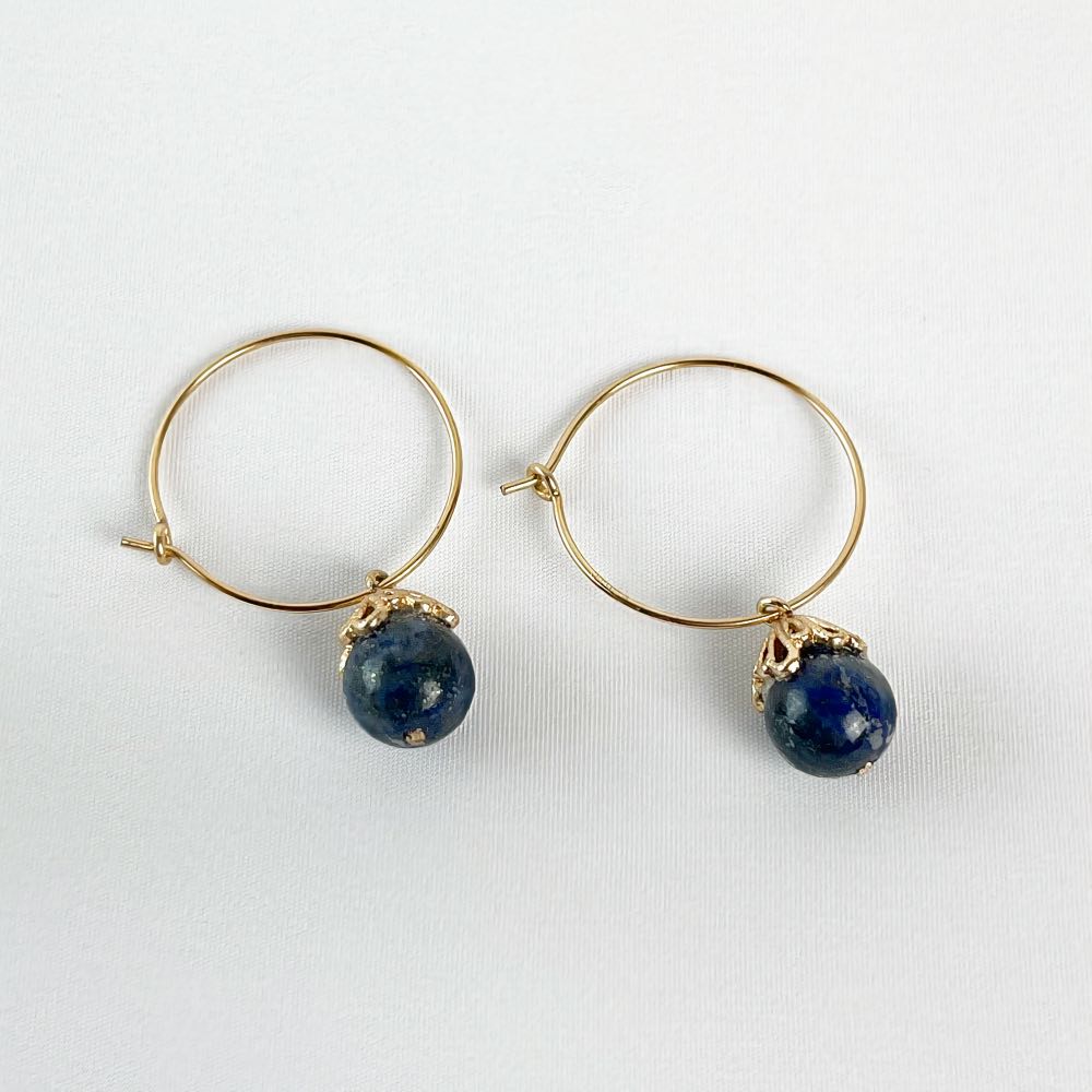 Boucle d'oreille Lapis Lazuli