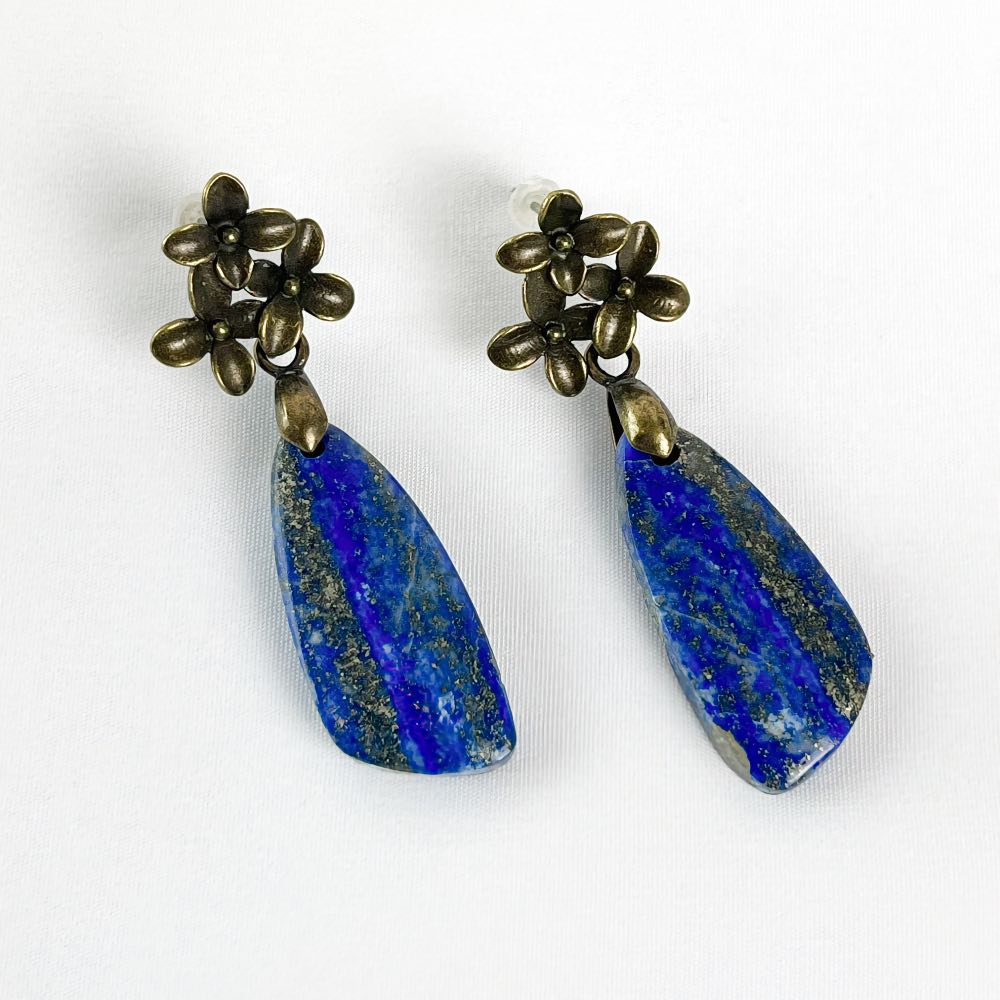 Boucle d'oreille Lapis Lazuli