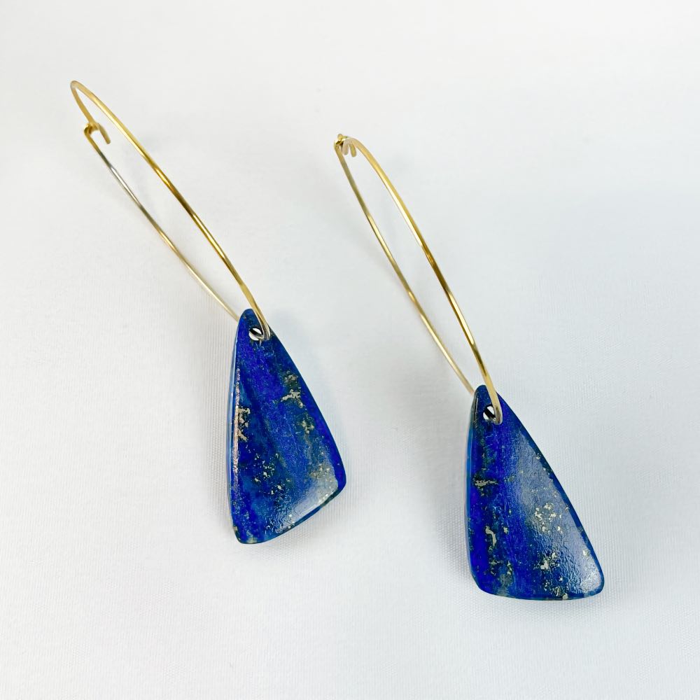Boucle d'oreille Lapis Lazuli