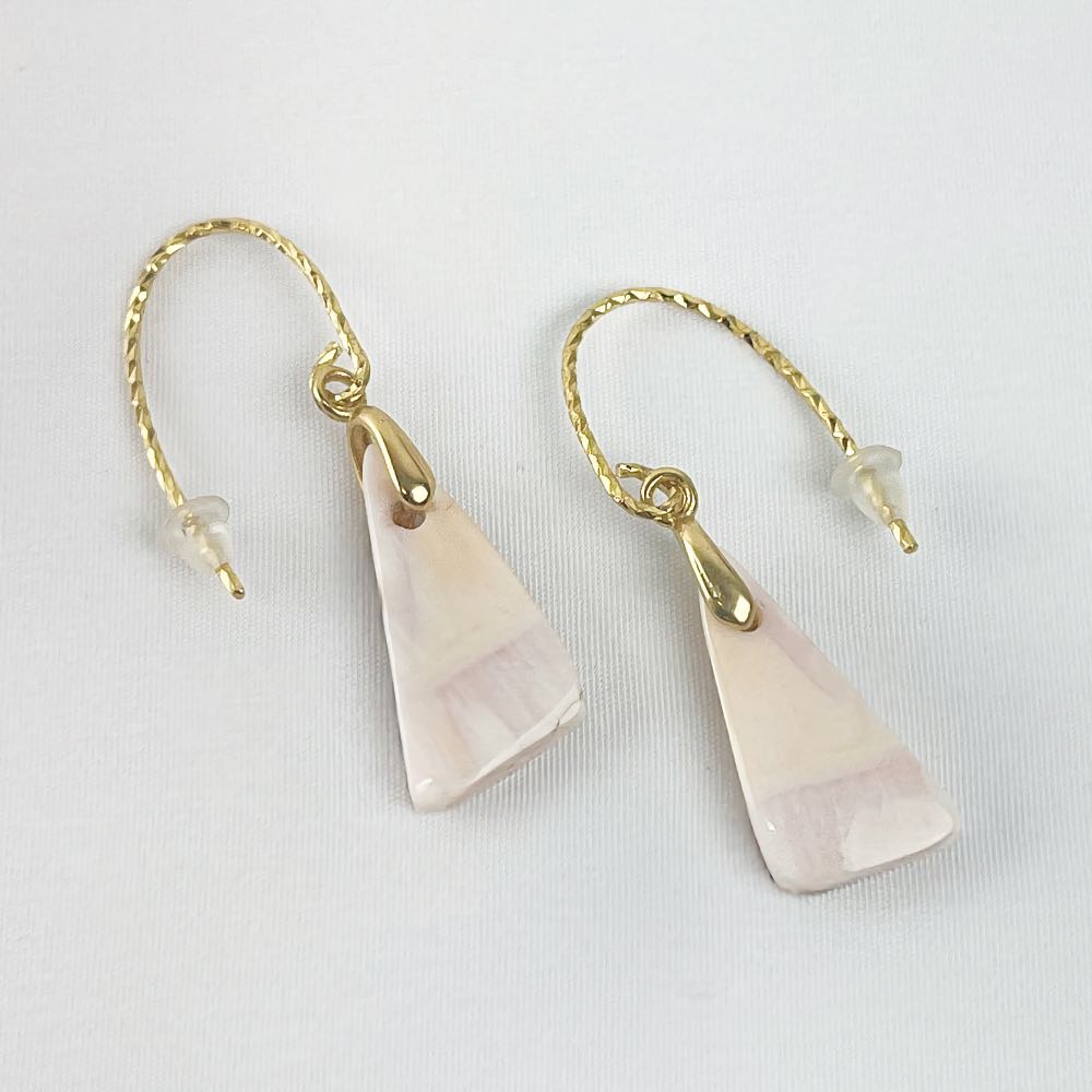 Boucle d'oreille Opale Rose