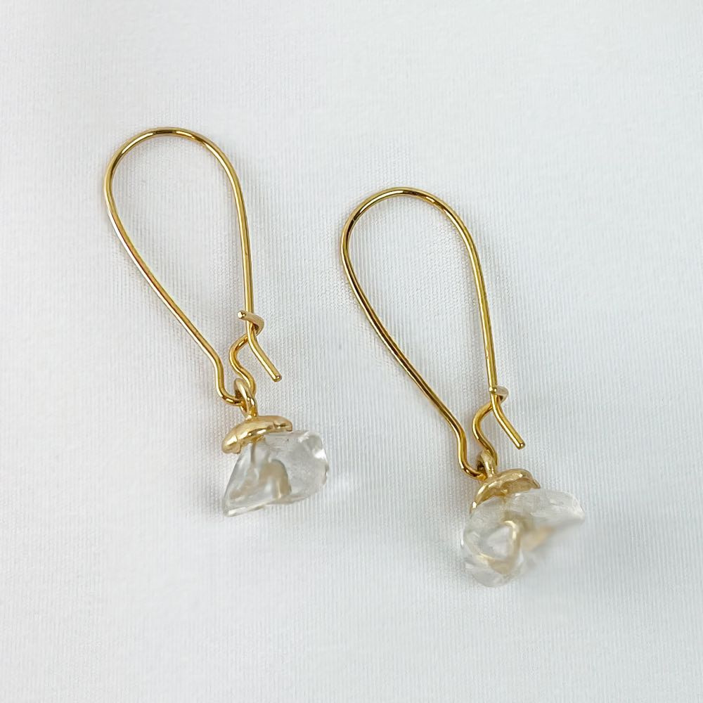 Boucle d'oreille Cristal de Roche