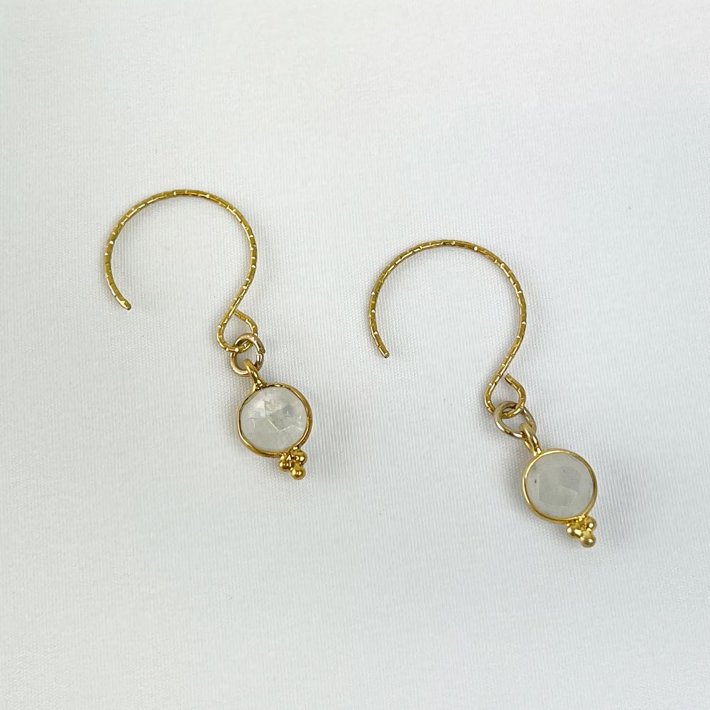 Boucle d'oreille Pierre de Lune