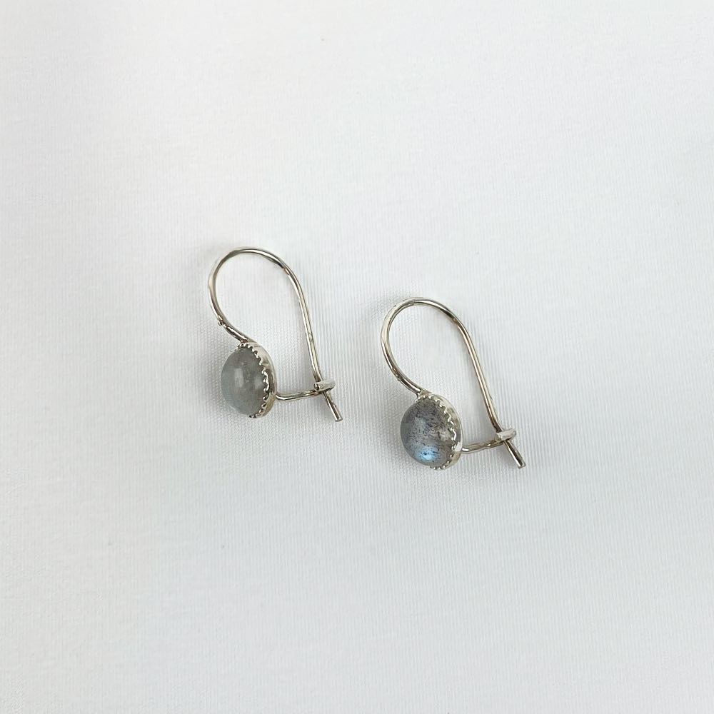 Boucle d'oreille Labradorite