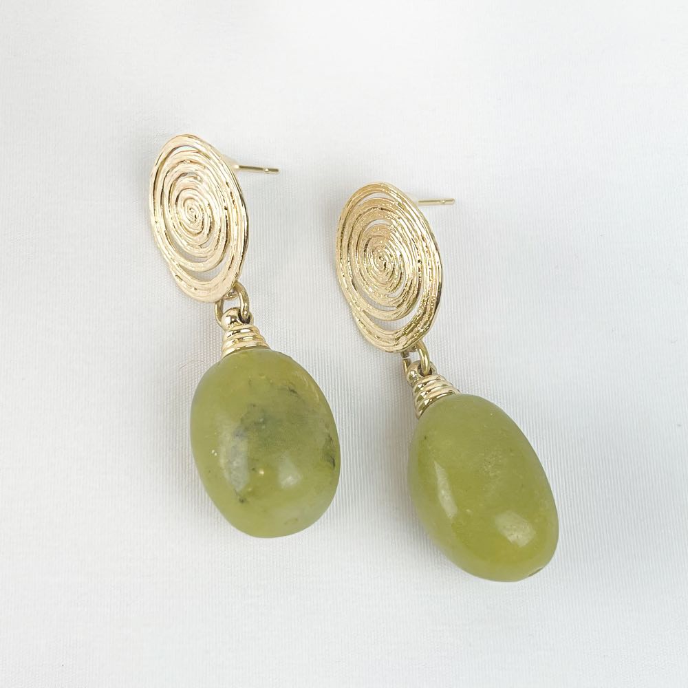 Boucle d'oreille Jade