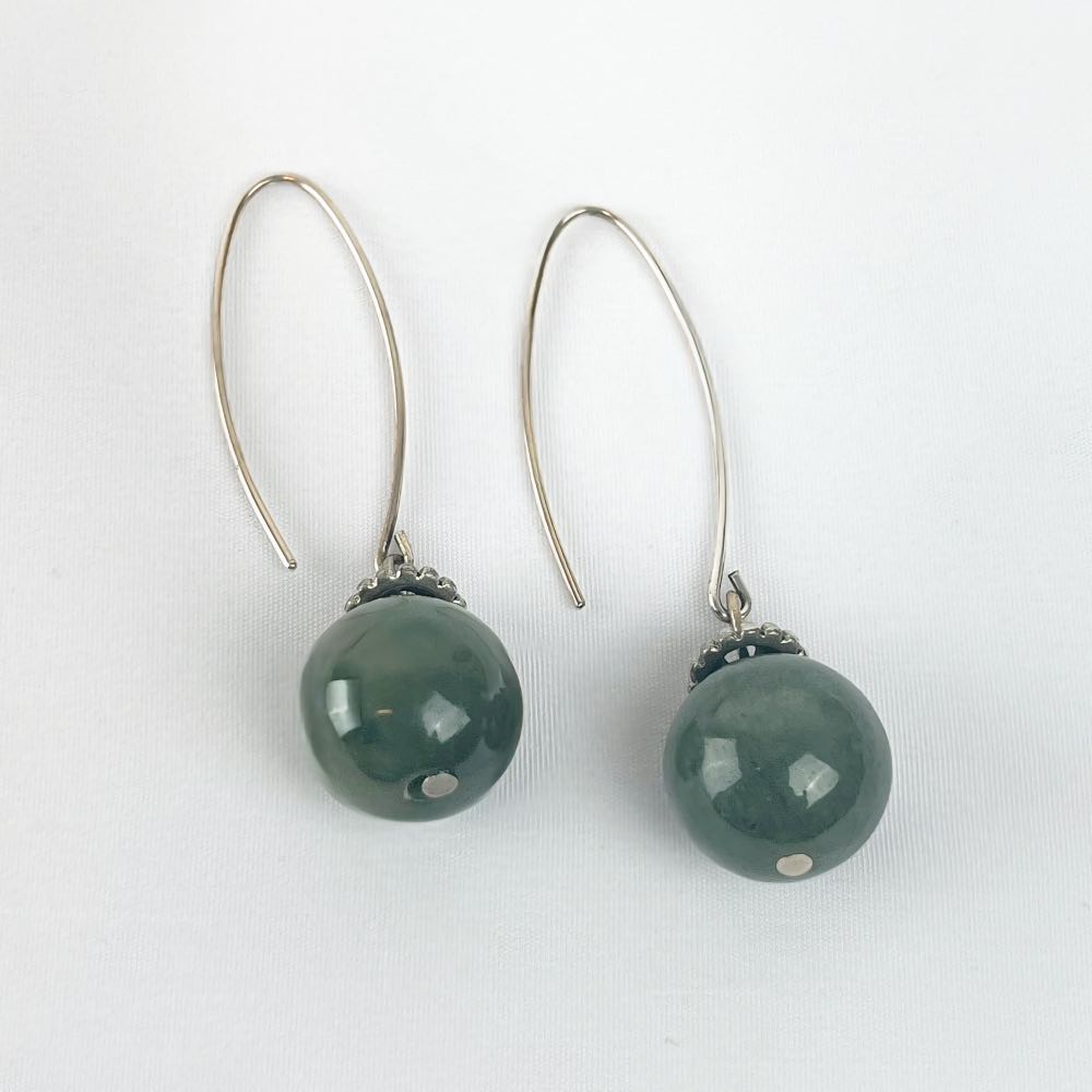 Boucle d'oreille Jade