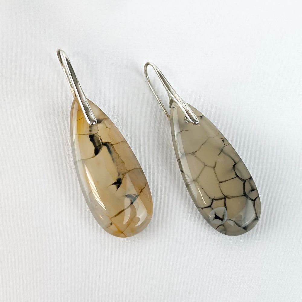 Boucle d'oreille Agate