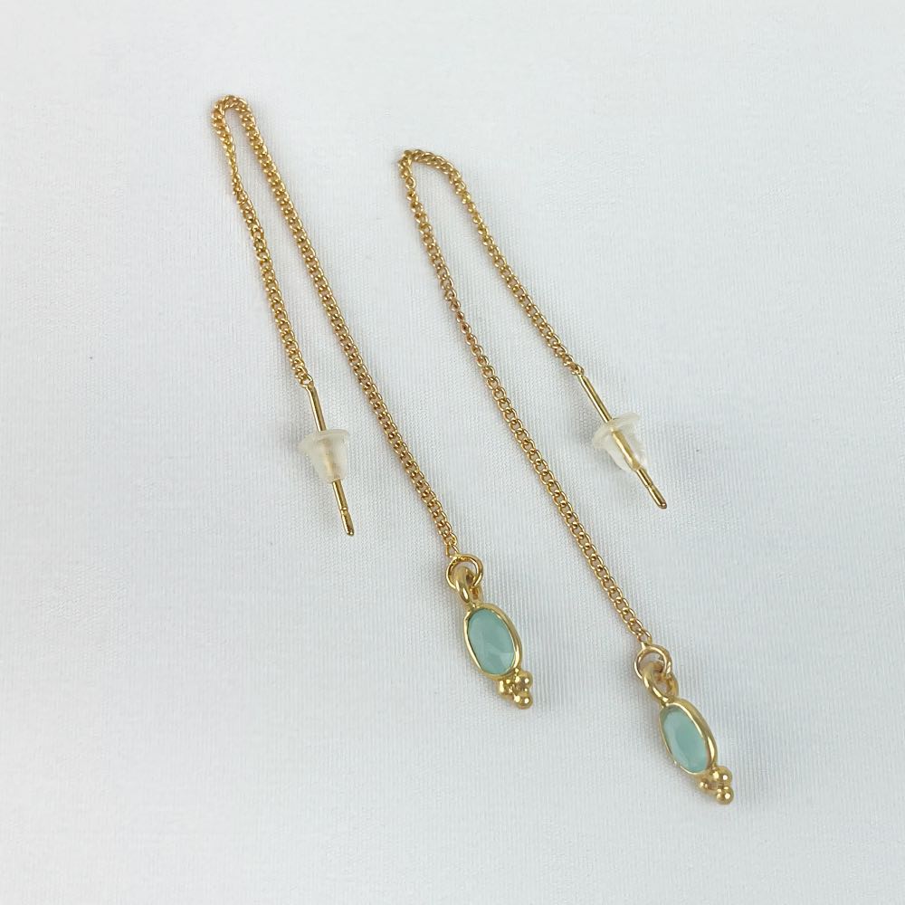 Boucle d'oreille Amazonite
