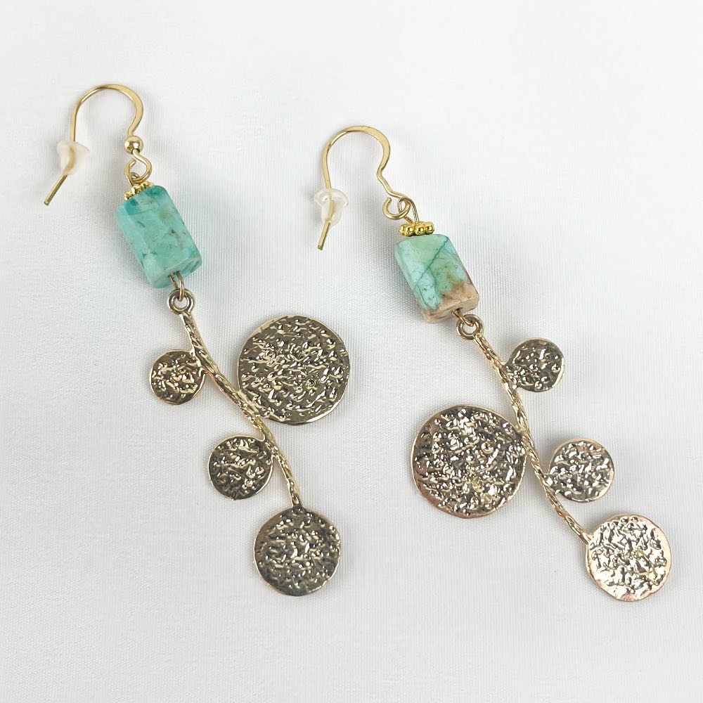 Boucle d'oreille Turquoise