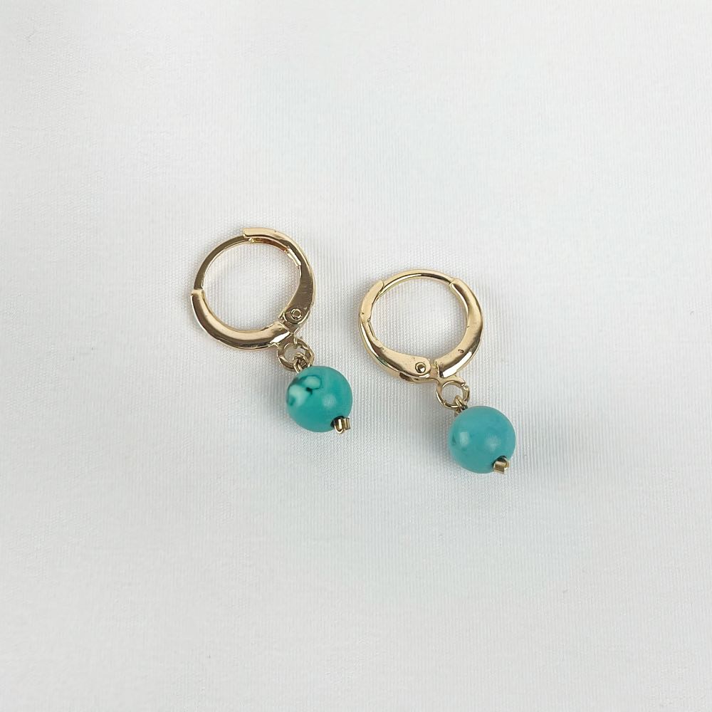 Boucle d'oreille Turquoise