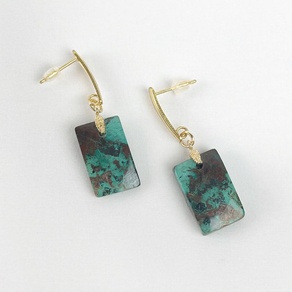 Boucle d'oreille Chrysocolle