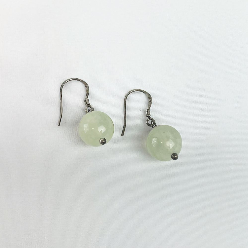 Boucle d'oreille Phrénite