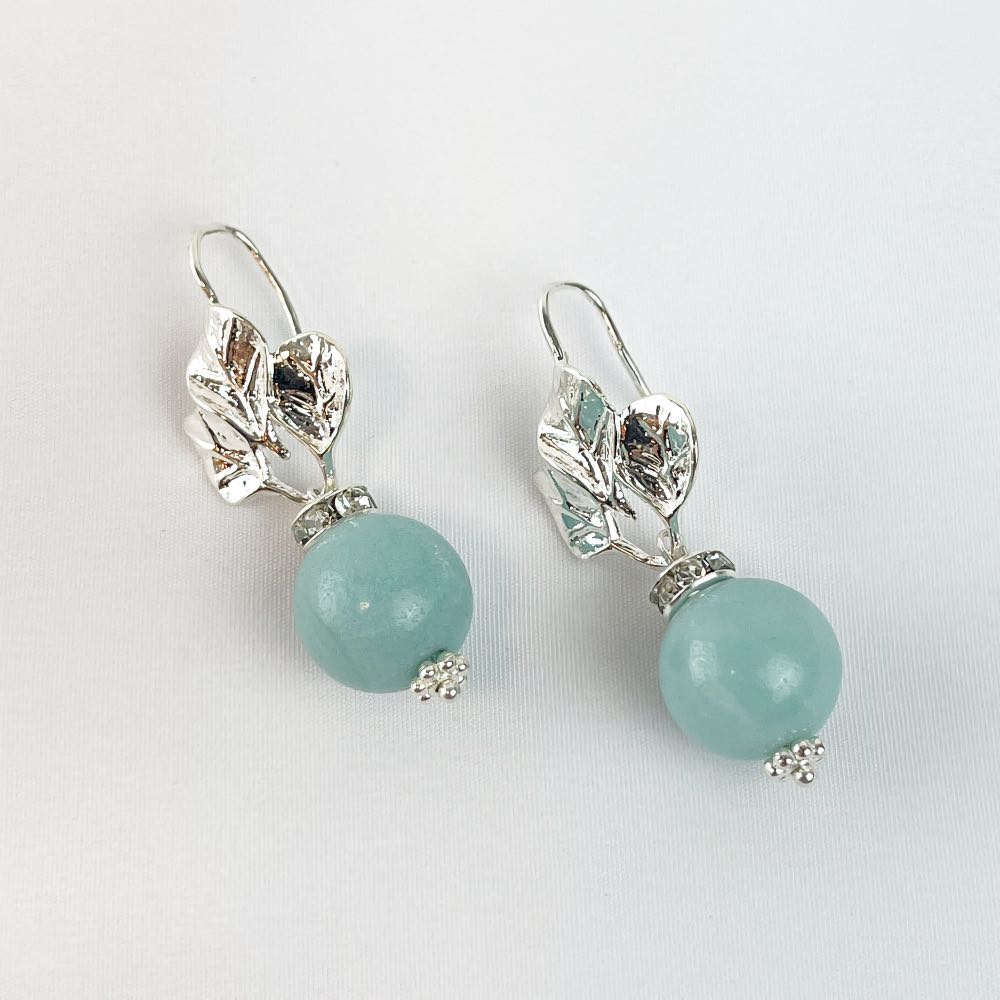 Boucle d'oreille Amazonite