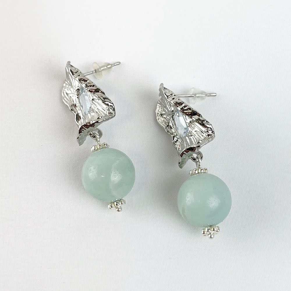 Boucle d'oreille Amazonite