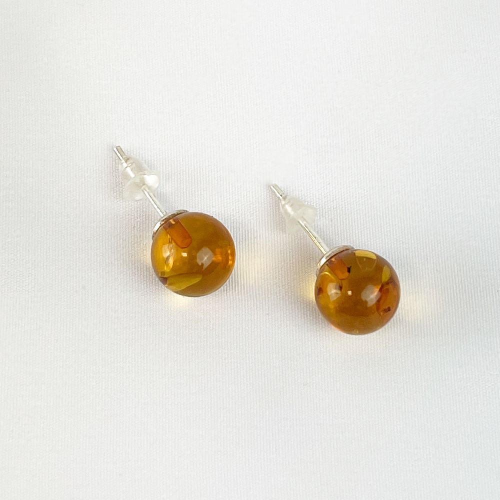 Boucle d'oreille Ambre