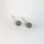 Boucles d'oreilles puces Labradorite