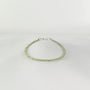 Bracelet Péridot - Perles facettées