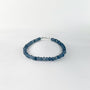 Bracelet Saphir - Perles facettées