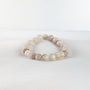 Bracelet Agate Fleur de Cerisier - Perles rondes