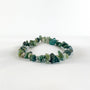 Bracelet Agate Mousse - Perles chips