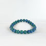 Bracelet Azurite Malachite - Perles rondes