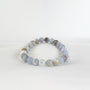 Bracelet Calcédoine - Perles rondes