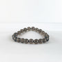Bracelet Quartz Fumé - Perles rondes