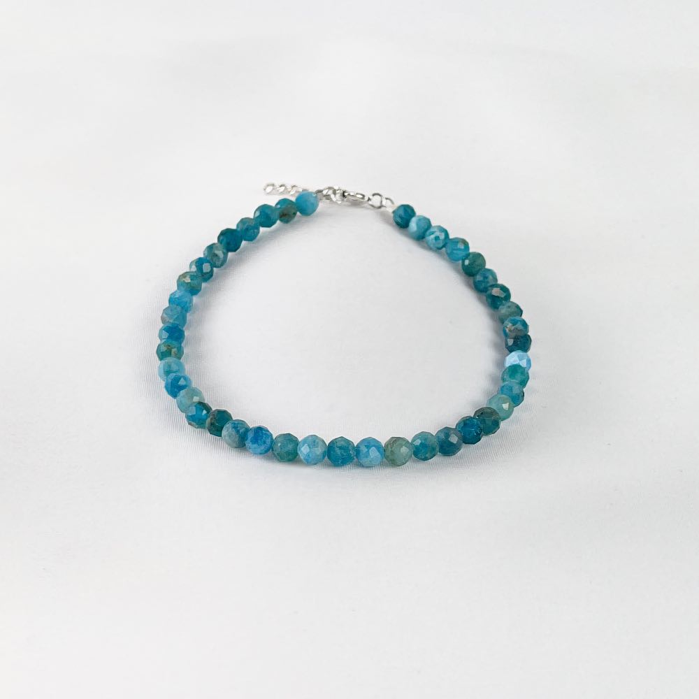 Bracelet Apatite - Perles facettées