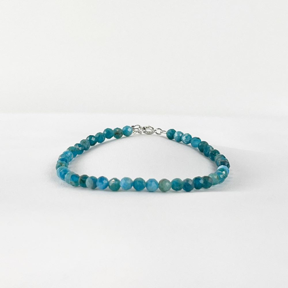 Bracelet Apatite - Perles facettées