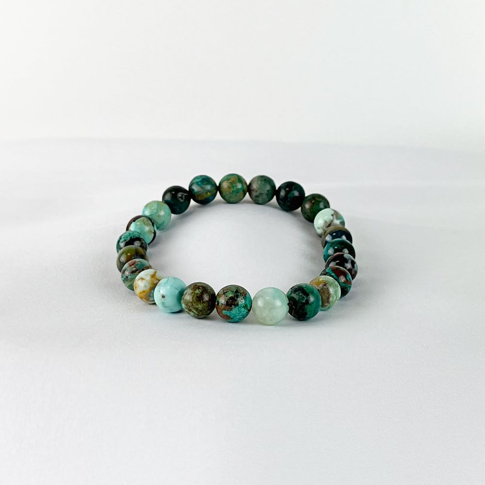 Bracelet Chrysocolle - Perles rondes