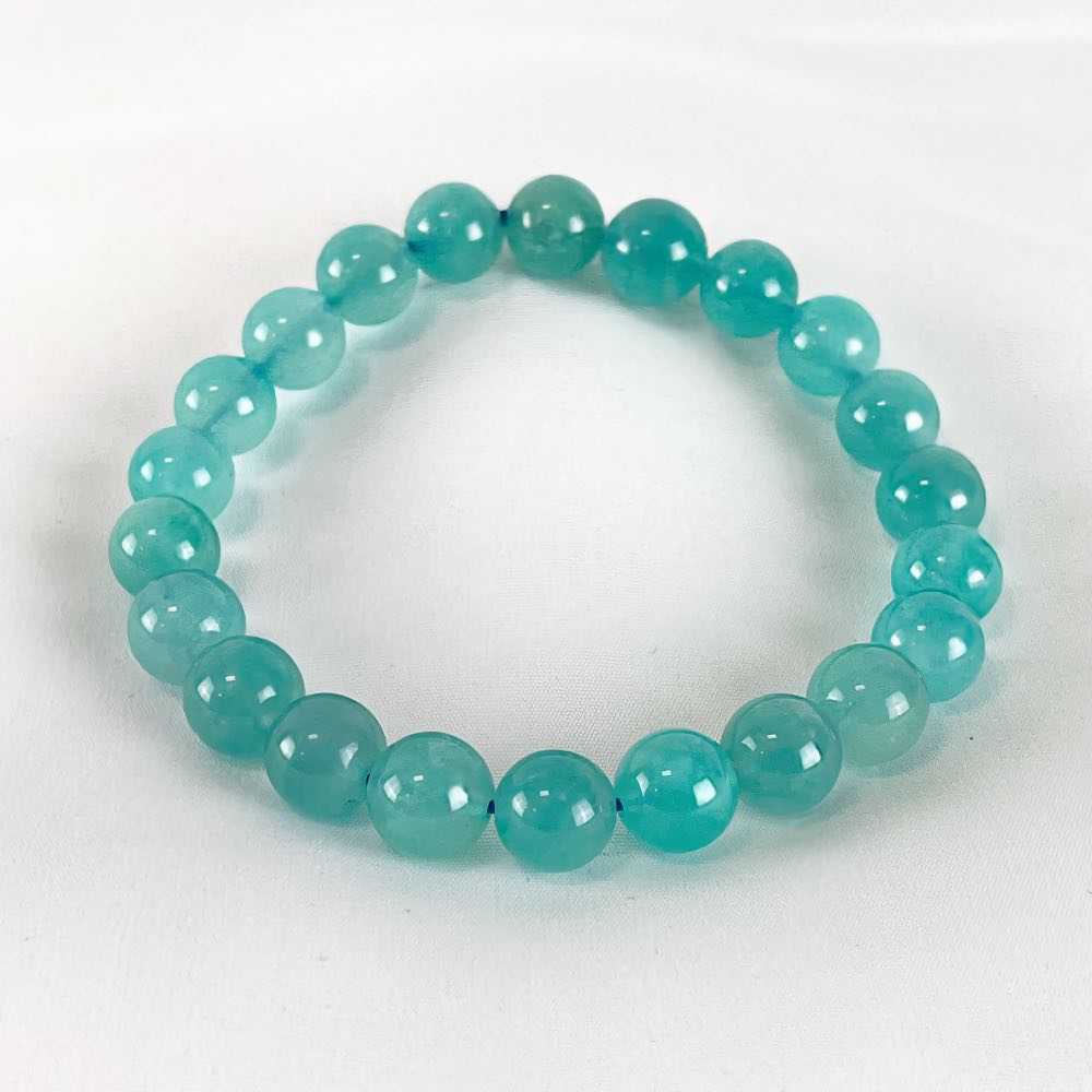 Bracelet Amazonite - Perles rondes