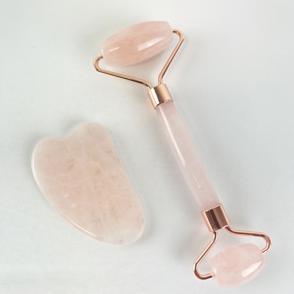 Roller de Massage + Gua Sha - Soin de la Peau