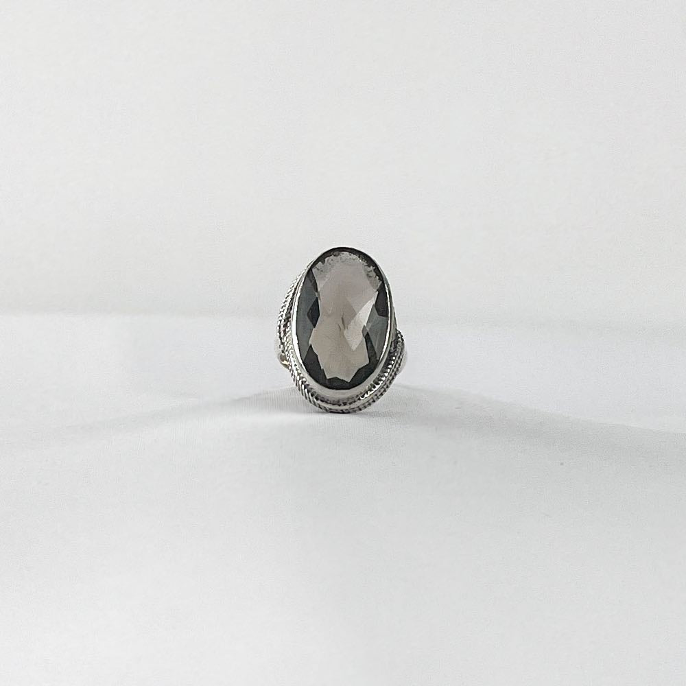 Bague Quartz Fumé