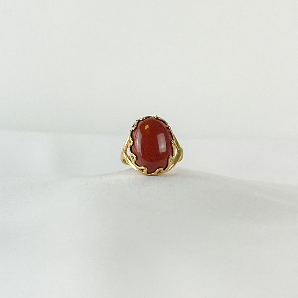 Bague Jaspe Rouge