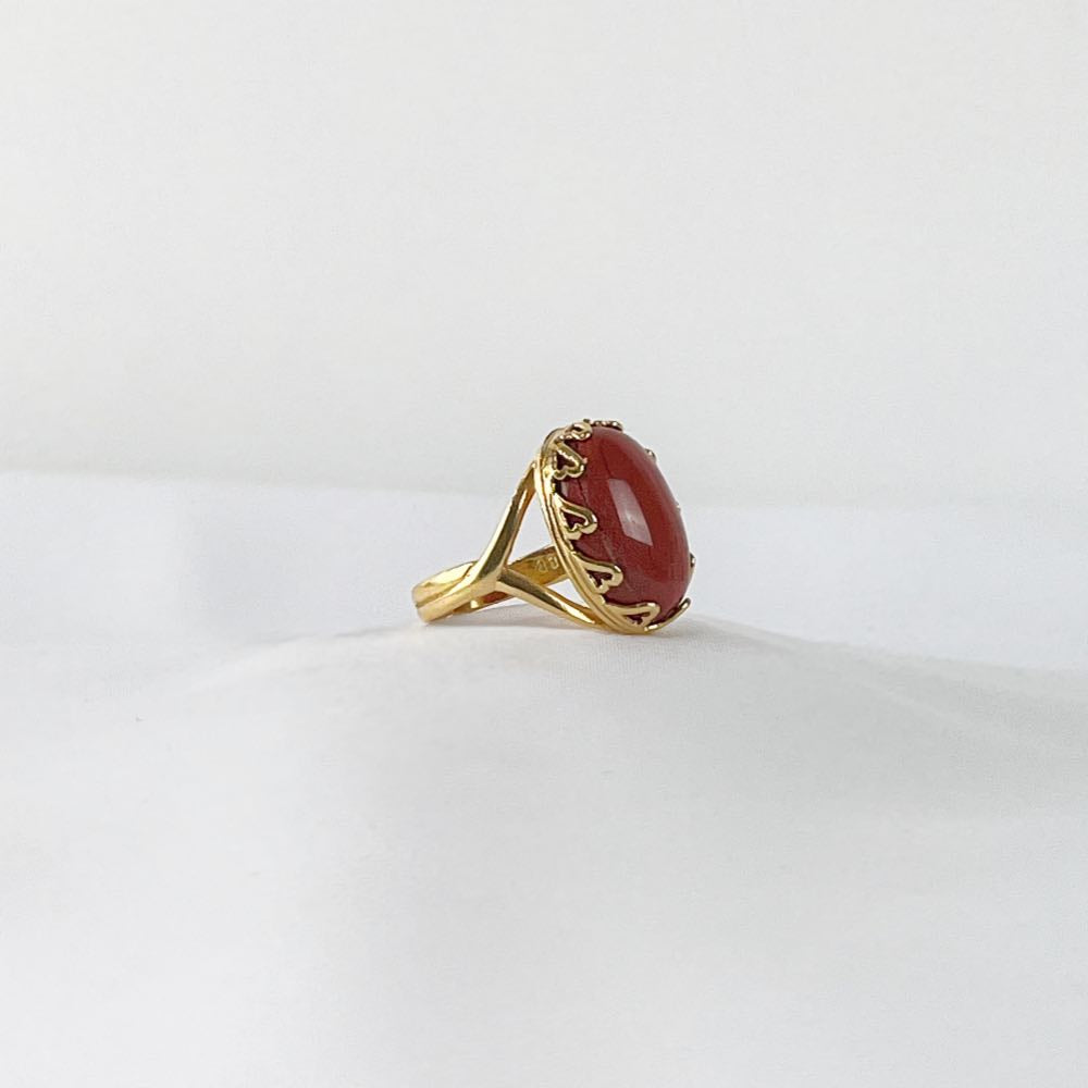 Bague Jaspe Rouge