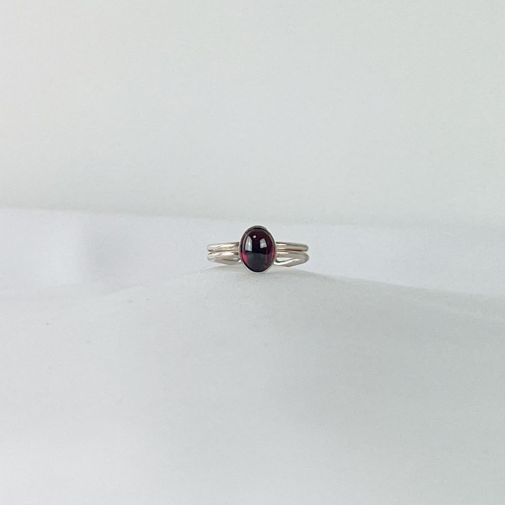 Bague Grenat