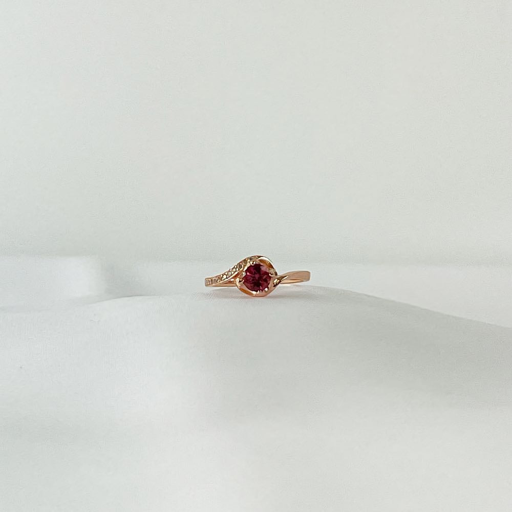 Bague Tourmaline Rose