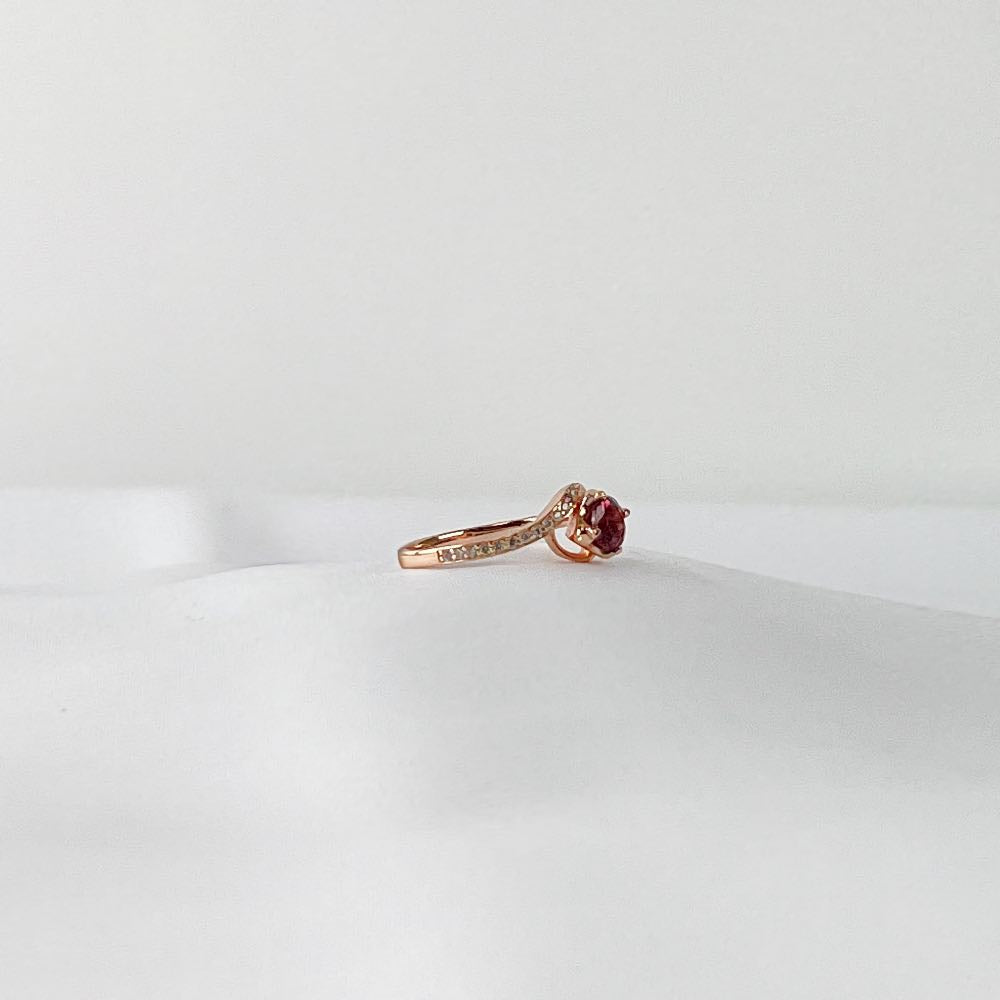 Bague Tourmaline Rose