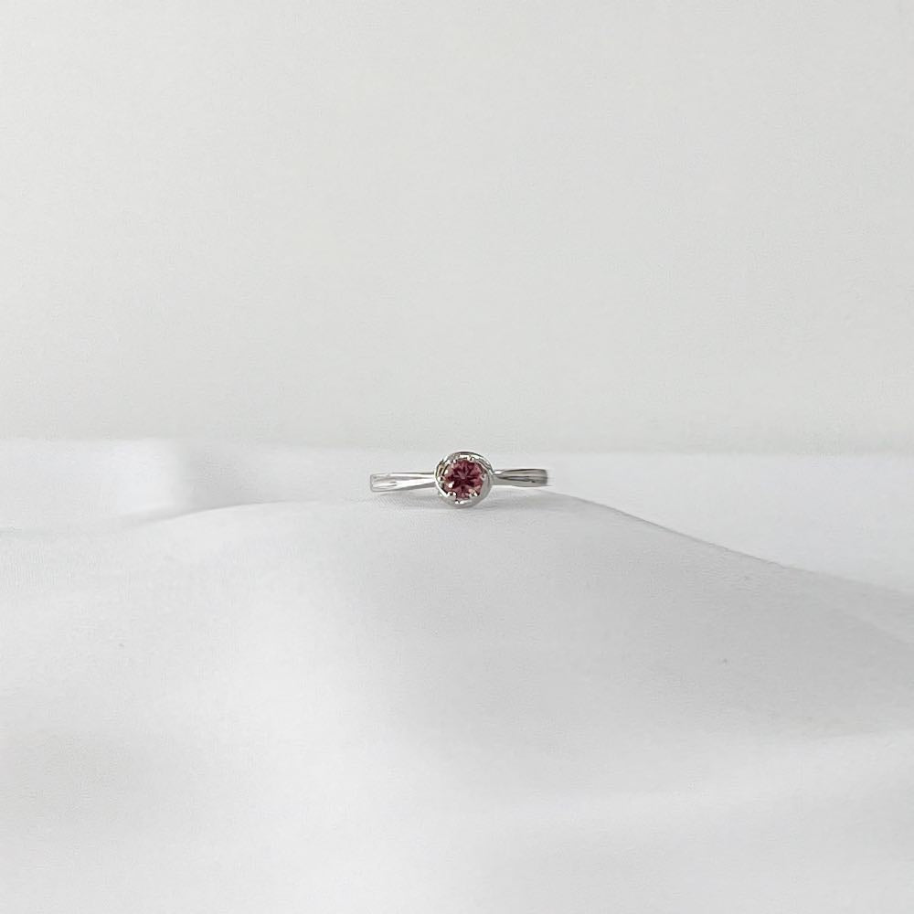 Bague Tourmaline Rose