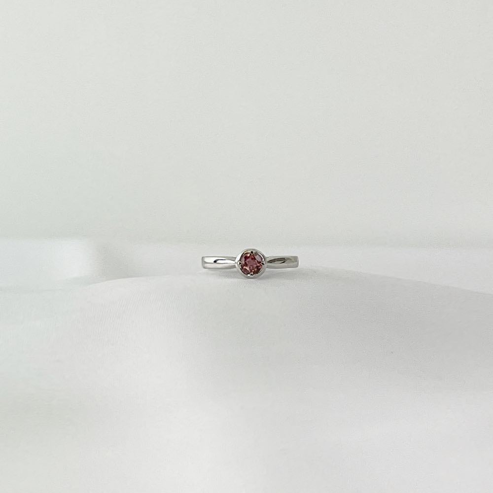 Bague Tourmaline Rose