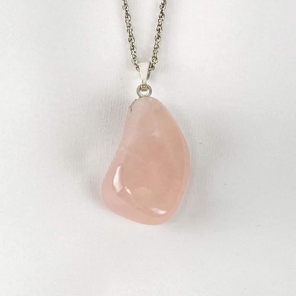 Pendentif Quartz Rose