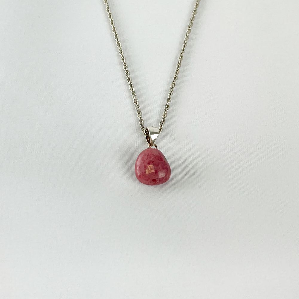 Pendentif Rhodonite