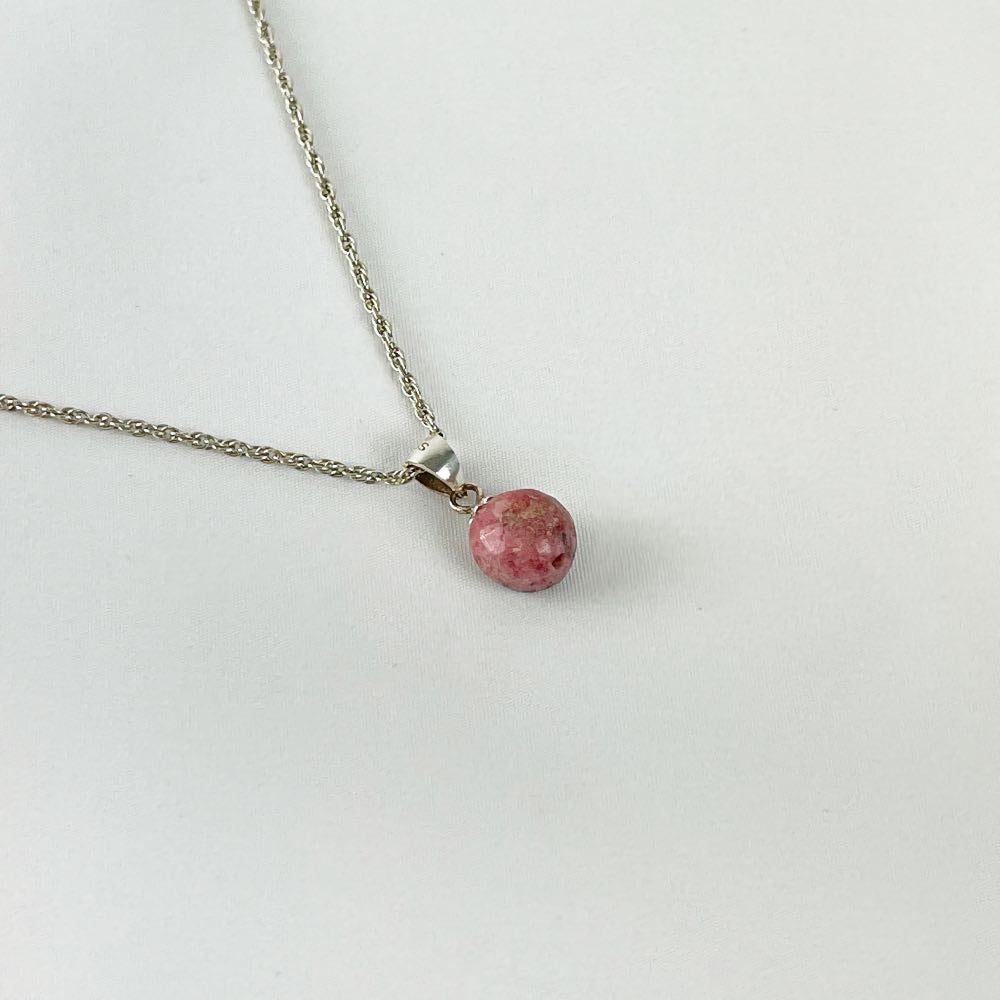 Pendentif Rhodonite