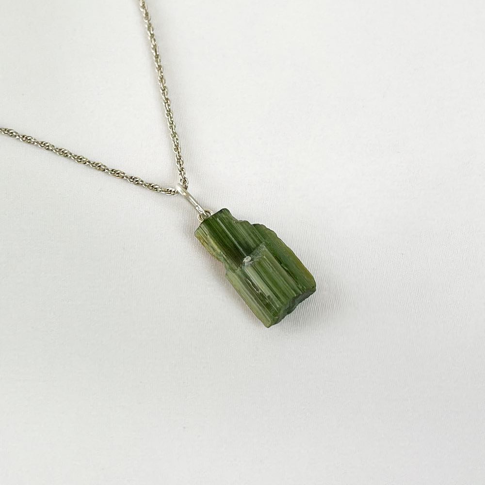 Pendentif Tourmaline Verte