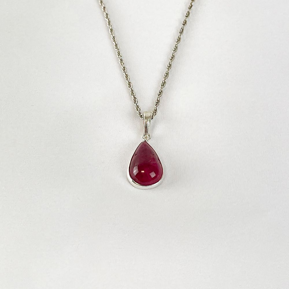 Pendentif Tourmaline Rose